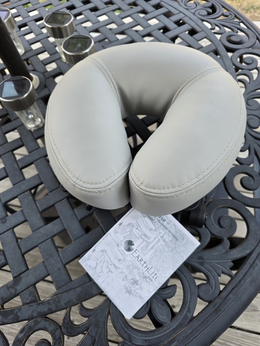 NEW Earthlite Adjustable Massage Headrest Platform & FacePillow Cushion Set